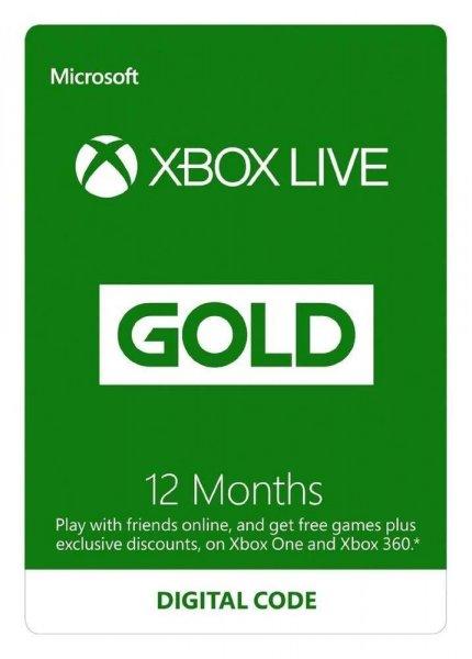 Microsoft Xbox Live Gold 12 hónapos feltöltőkártya