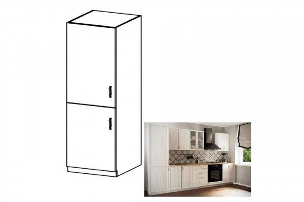 SICILIA fehér mdf hűtőgép szekrény balos