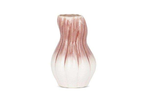 Evita kerámia váza Krémszín/rózsaszín 16x16x25 cm