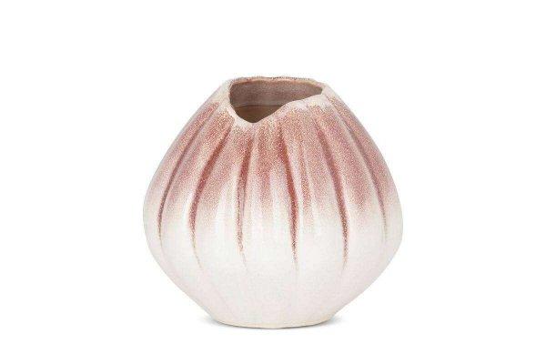 Evita kerámia váza Krémszín/rózsaszín 19x19x18 cm