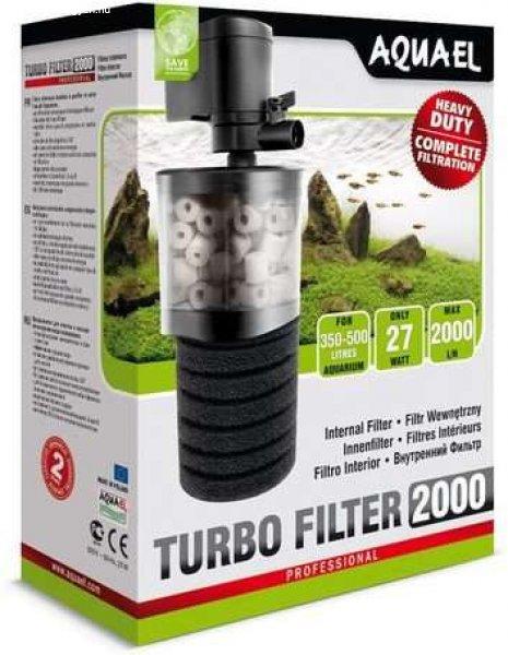 AquaEl Turbo Filter 2000 biológiai szűrésű belső szűrő (27 W | 2000 l/h |
Max. fej: 190 cm | Ajánlott űrtartalom: >350 l)