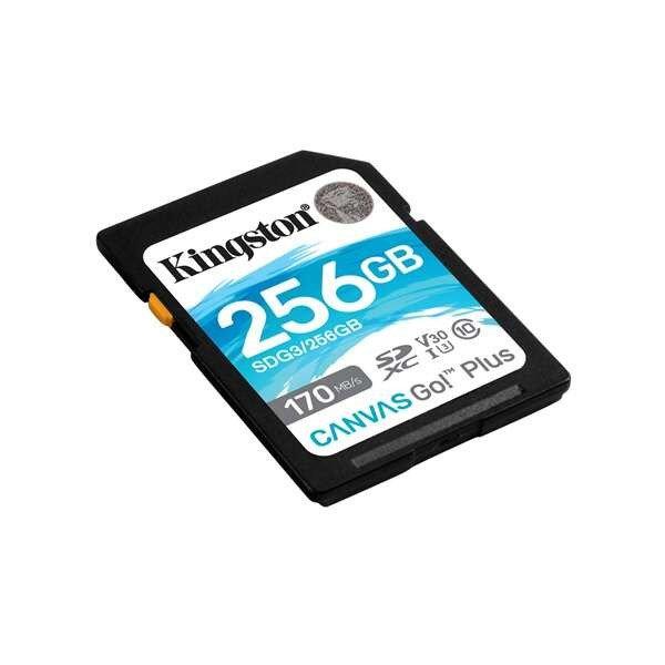 Kingston Canvas Go Plus 256GB SDXC Class 10 UHS-I U3 memóriakártya