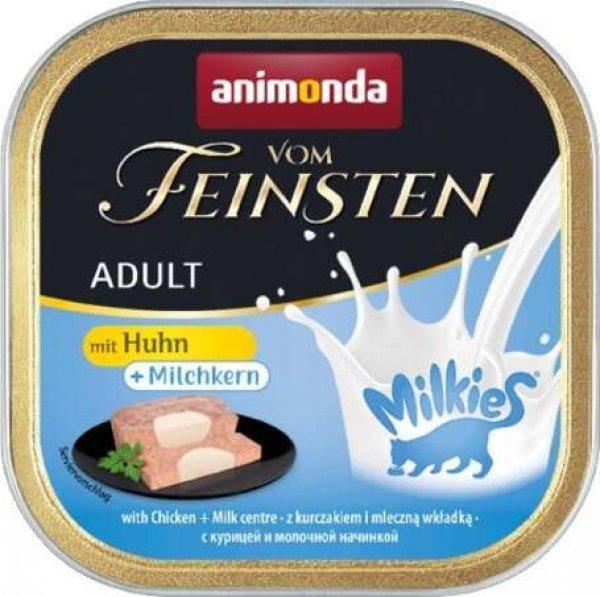 Animonda Vom Feinsten csirkehúsos macskaeledel tejes töltelékkel (64 x 100 g)
6400 g
