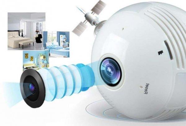 Wifis villanykörte – panoráma kamera – használd babamonitorként