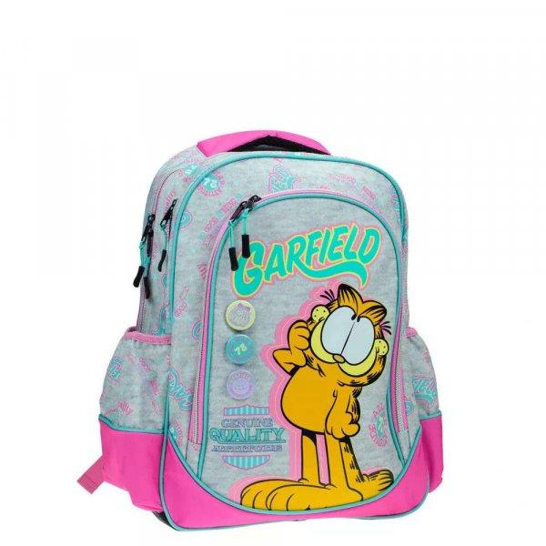 Garfield iskolatáska kitűzővel 46cm