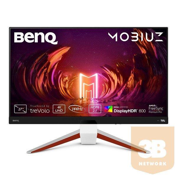 BenQ Monitor 27" - EX2710U (IPS, 16:9, 3840x2160, 1ms, 300cd/m2, 90%
DCI-P3, 2xHDMI, DP, Freesync, 144Hz)
