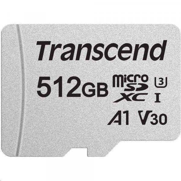 Transcend 300S 512GB microSD Class 3 UHS-I memóriakártya