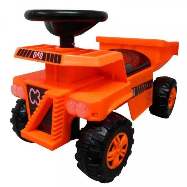 Lábbal hajtható billencs kisteherautó, J10, narancssárga