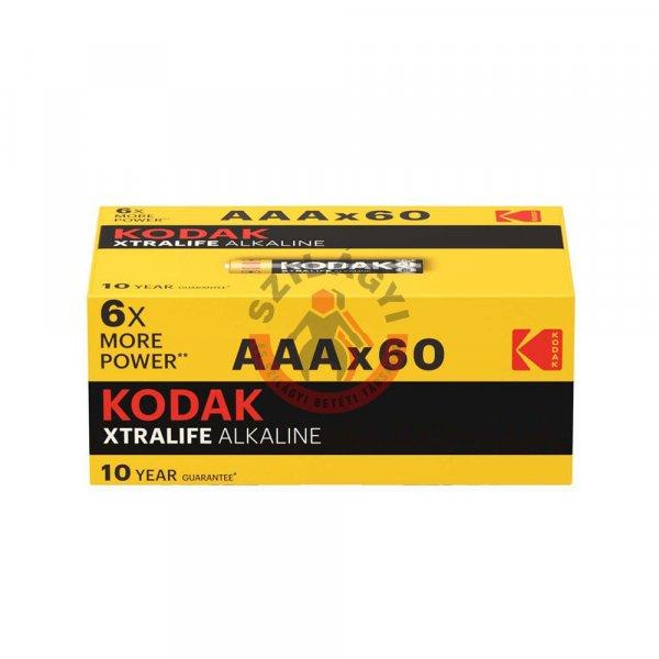Kodak Xtralife Alkáli Mikro Elem AAA (1,5V) P10 (shrink)