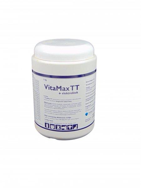 VITAMAX TT + ELEKTROLITOK 1 KG Vitaminokat, ásványi anyagokat, mikroelemeket
tartalmazó vízoldható készítmény