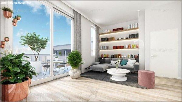 Eladó 128.92 m2 új építésű tégla lakás, Győr