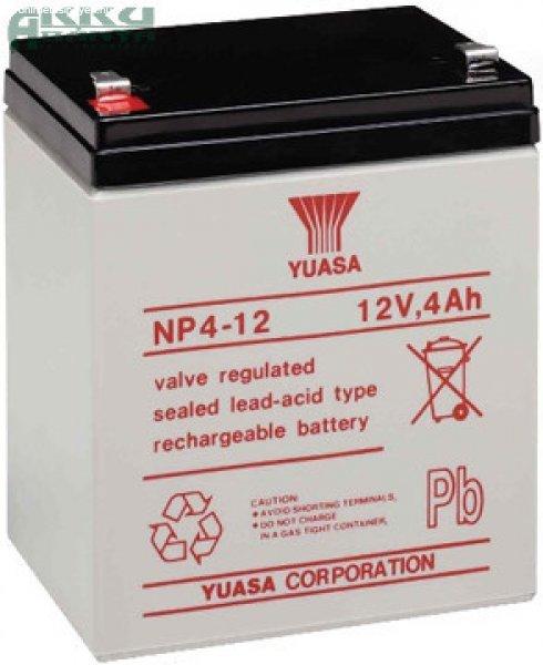YUASA 12V 4Ah akkumulátor NP4-12