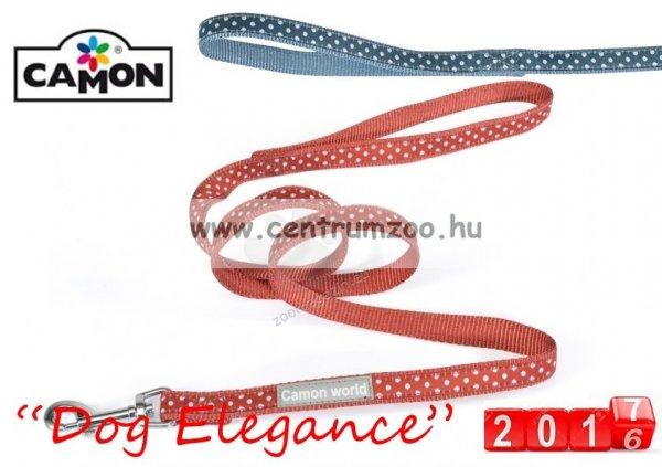 Camon Dog Elegance Blue 10Mmx1,2M Textil Póráz (Dc062/G) Kék