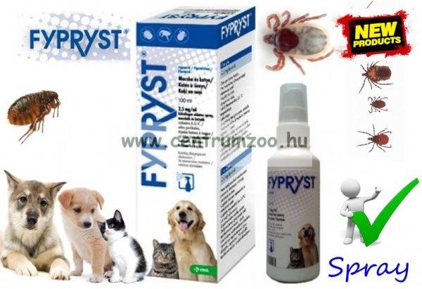 Fypryst Spray 100ml kullancs és bolha elleni spray kutyáknak cicáknak
2,5mg/ml (112396)