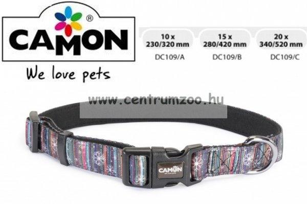 Camon Cubic Multicolor 15Mm 28-42Cm Széles Textil Nyakörv (Dc109/B)