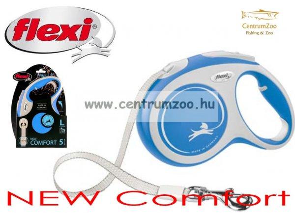 Flexi New Comfort L Tape Szalagos Póráz 5M 60Kg - Kék (12914)