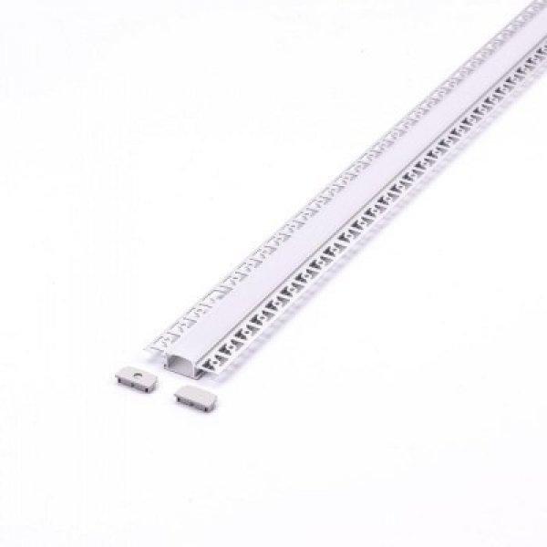2m Gipszkatonba Építhető Aluminium Profil Széles- 335901