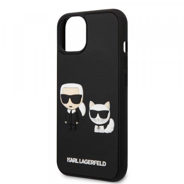 Karl Lagerfeld and Choupette 3D Apple iPhone 14 Plus (6.7) hátlapvédő tok
fekete (KLHCP14M3DRKCK)