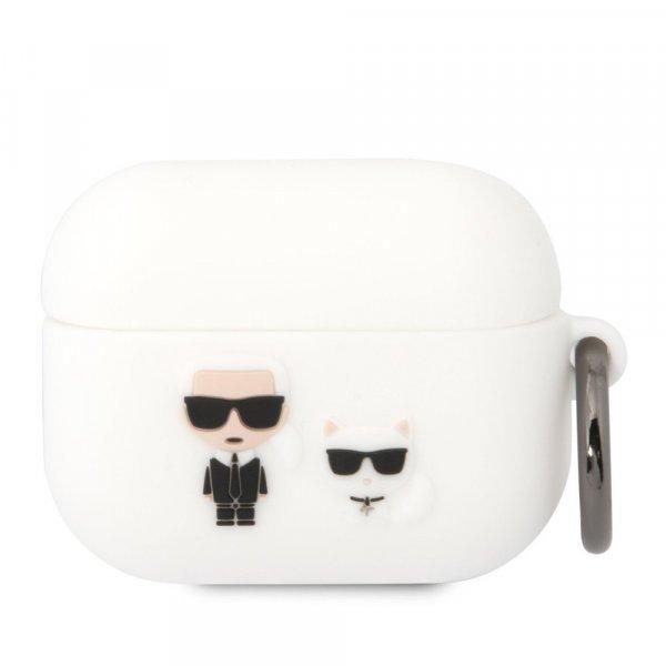 Karl Lagerfeld and Choupette Apple Airpods Pro szilikon tok fehér
(KLACAPSILKCW)