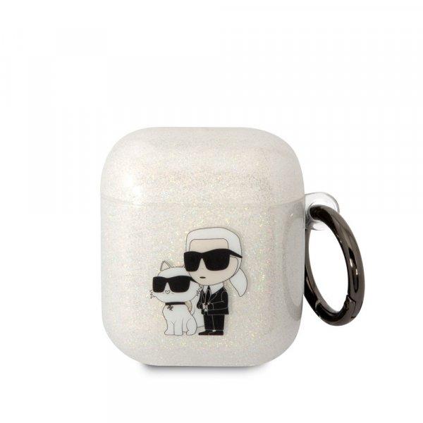 Karl Lagerfeld 3D Logo NFT Karl and Choupette TPU Apple AirPods 1/2 szilikon tok
fehér (KLA2HNKCTGT)