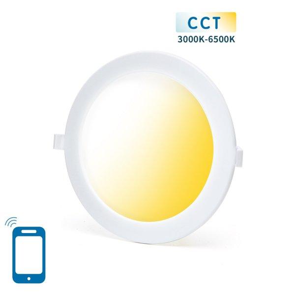 18W Süllyeszthető Kerek Smart LED Panel CCT - 6W Süllyeszthető Kerek Smart
LED Panel CCT - 202156