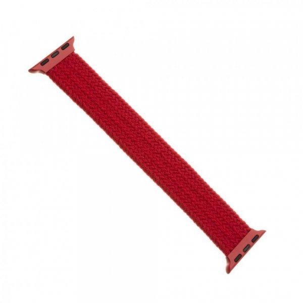FIXED kötött nylon szíj Apple Watch 42/44mm, XL méret, piros