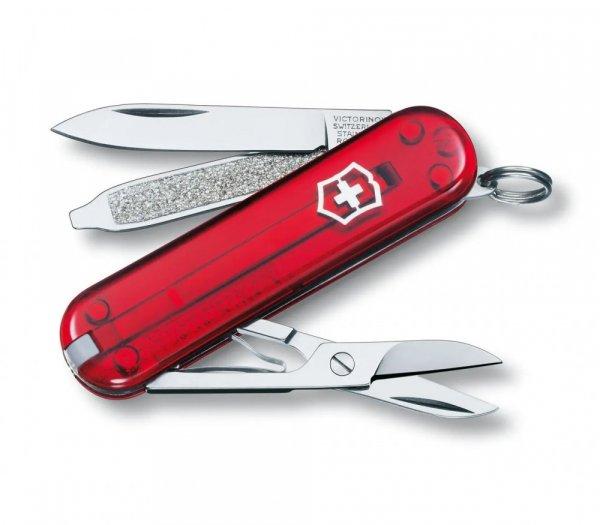 Victorinox Classic Sd Transparens Ollós Zsebkés, Svájci Bicska 0.6223.T