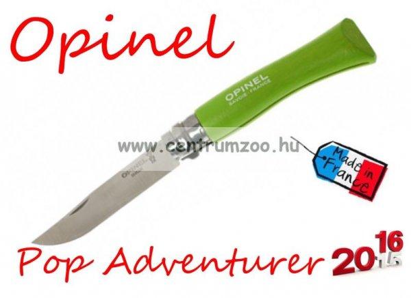 Opinel Pop & Fuchsia Adventurer Zsebkés 8Cm Pengehosszal (001425) - Green Apple