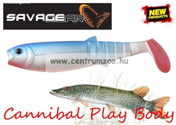 Savage Gear Lb Cannibal Play Body 8Cm Gumihal Blue Pearl (61847)