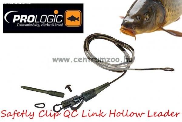 Prologic Safetly Clip Qc Link Hollow Leader 80Cm 45Lbs 3Db (50148)