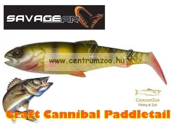 Savage Gear Craft Cannibal Paddletail 12.5Cm 20G Gumihal Perch (71822)