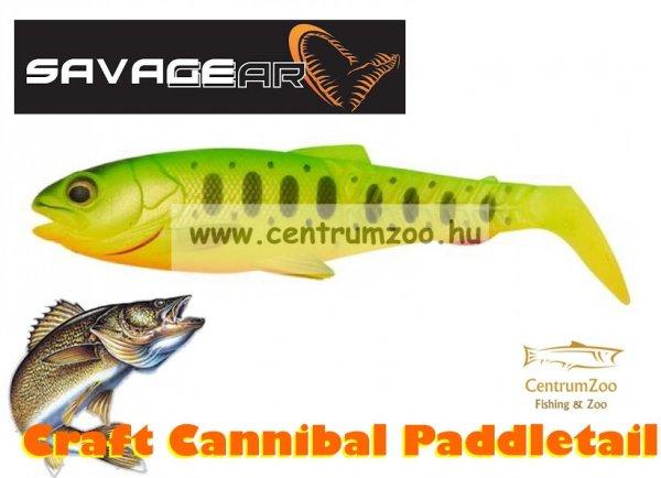 Savage Gear Craft Cannibal Paddletail 12.5Cm 20G Gumihal Firetiger (71825)
