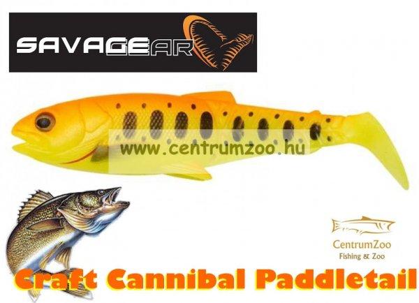 Savage Gear Craft Cannibal Paddletail 8.5Cm 7G Gumihal Golden Ambulance (71810)