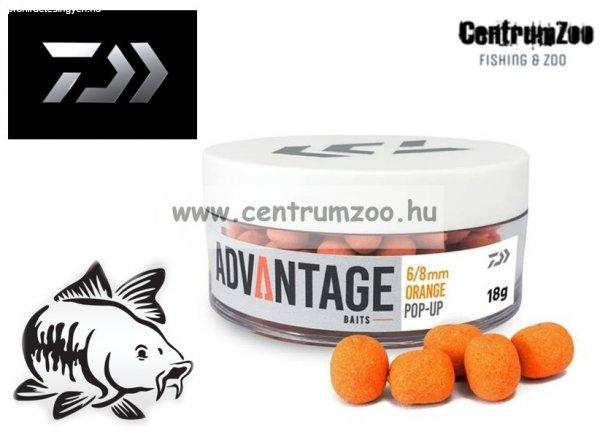 Daiwa Advantage Pop Up 6/8Mm Orange - Chocolate (13300-300)