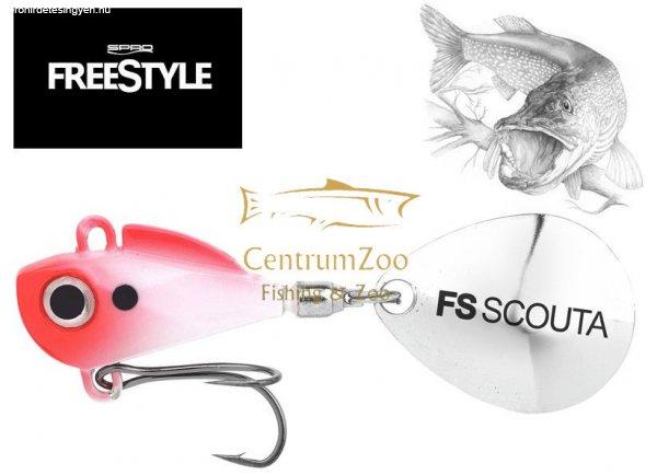 Spro Freestyle Scouta Jig Spinner 6G Wobbler - Red Head (4696-002) Műcsali