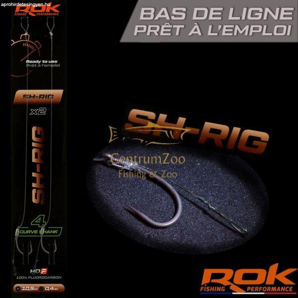 Rok Fishing Sh-Rig Curve Shank - No4 2Db (060938) Előkötött Bojlis Horog