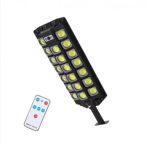 Napelemes szolár COB LED kültéri lámpa integrált szolár panellel
távirányítóval 20db COB 300W W7100B-7