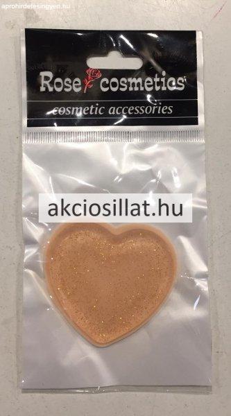 Rose Cosmetics Alapozó szivacs szilikonos 1 db-os szív alakú
