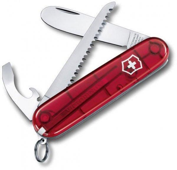 Victorinox "My First Victorinox" Piros Transzparens 8,4Cm Zsebkés,
Svájci Bicska 0.2373.T