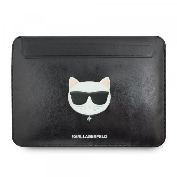 Karl Lagerfeld Choupette Head Embossed fekete laptop táska 16"
(KLCS16CHBK)