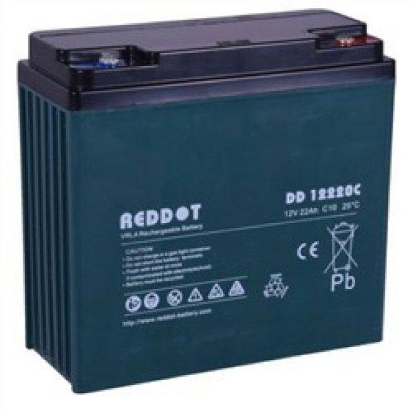 RedDot DD12220C 12V 22Ah zselés gondozásmentes ciklikus AGM zselés
akkumulátor