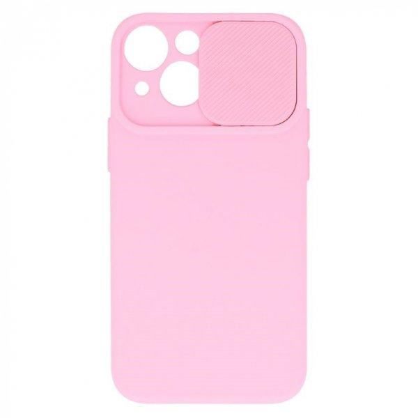 Camshield Soft - Apple iPhone 12 2020 (6.1) por- és kameravédős szilikon tok
lightpink