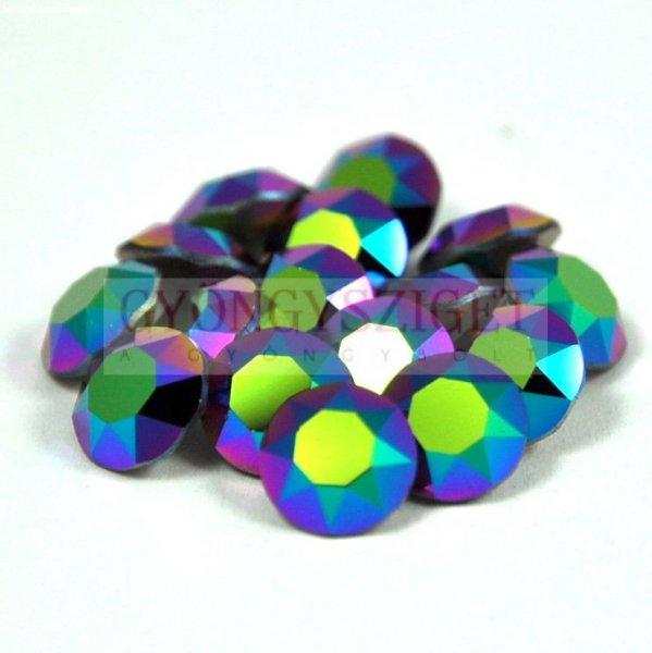 Swarovski chaton - 8mm - Crystal Scarabaeus Green - 