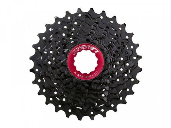 Sunrace CSRX0 10 sebességes fogaskeréksor [fekete-piros, 11-28]