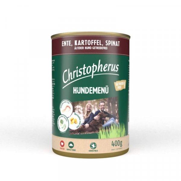 Christopherus Prémium senior menü kacsa, burgonya, spenót 800 g