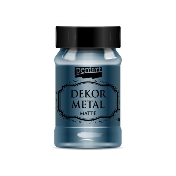 Pentart Dekormetál matt festék 100ml - Oxford kék