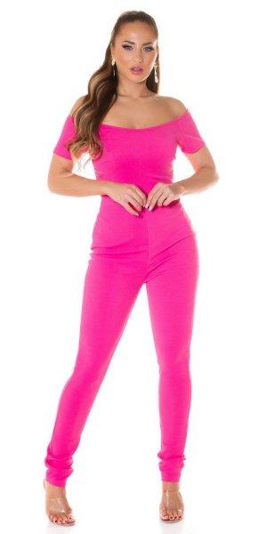  Női overál pink carmen vállas csinos S-XL méret 