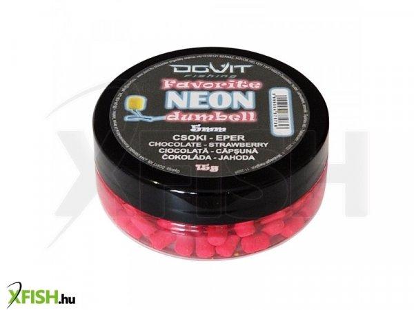 Dovit Favorite Dumbell Neon Method Pellet Csoki Eper 5mm 15g
