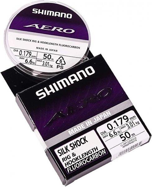 Shimano Aero Slick Shock Fluo 50m 0,179mm 3,01kg Grey Monofil zsinór
(AERSSFRH50179)