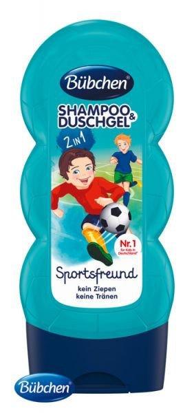 Bübchen 230 ml sampon és fürdető sport 